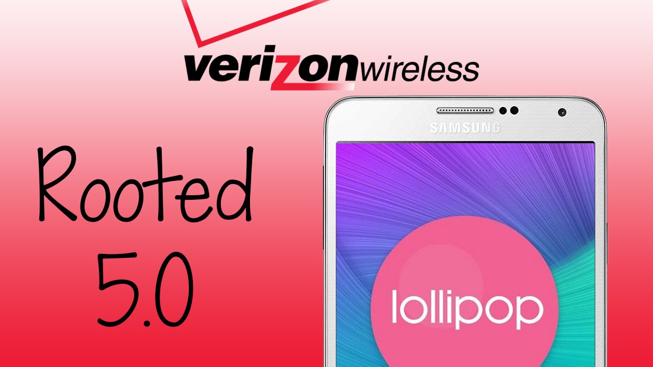 ROOTED 5.0 LOLLIPOP, ON VERIZON NOTE 3