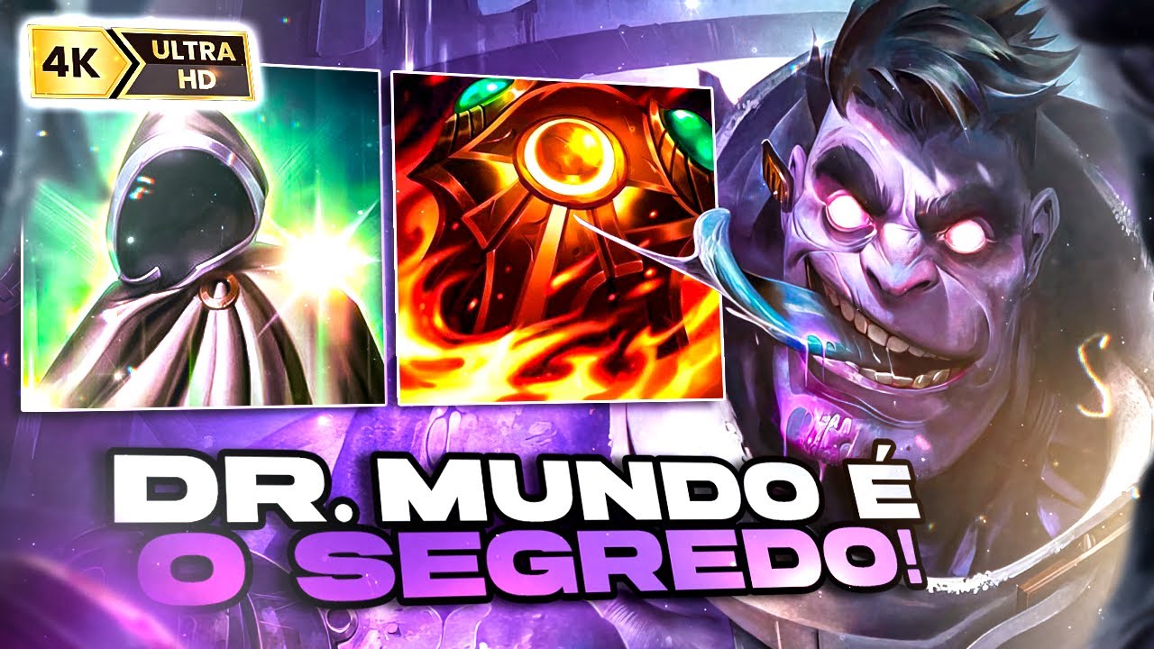 DR MUNDO É PERFEITO PRA SUBIR DE ELO! FÁCIL E QUEBRADO | LOL WILD RIFT