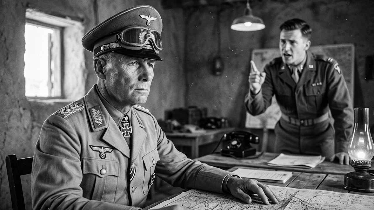 Ein amerikanischer Hauptmann forderte Respekt — Rommel beendete es sofort