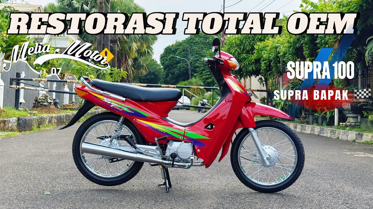 RESTORASI FULL HONDA SUPRA 100 🪽