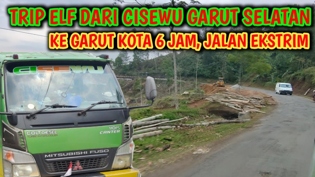 Elf Cisewu Garut di jalur ekstrim dipenuhi jurang Bikin Merinding