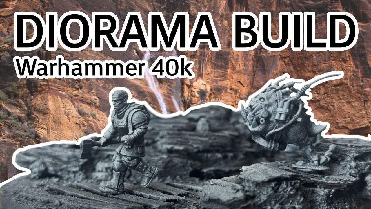 I made a #warhammer40k #diorama with Squigs! Part 1 - The Build
