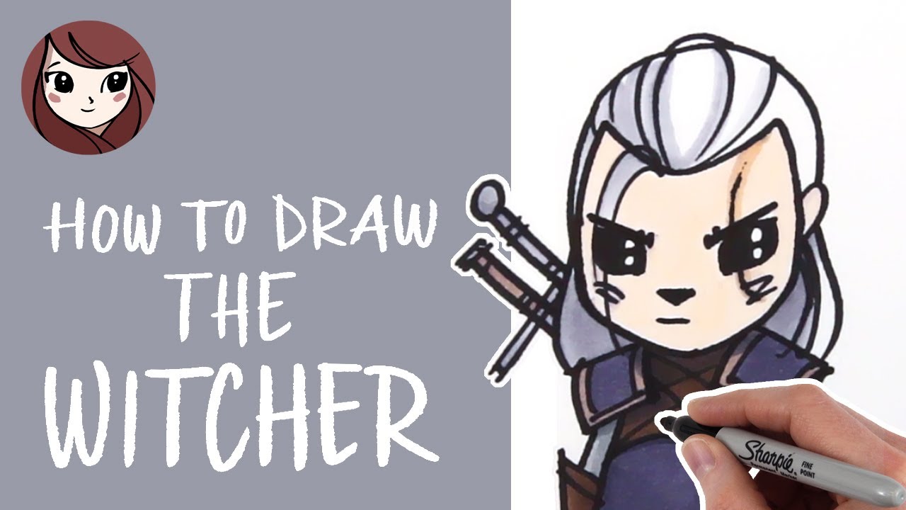 How To Draw The Witcher | Geralt of Rivia