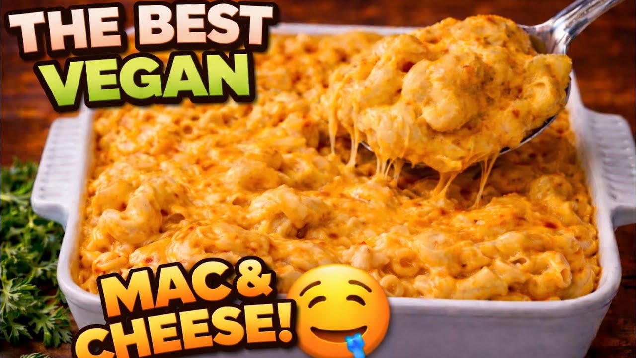 The BEST Vegan Mac & Cheese 🧀🌱 (Creamy, Baked & Seriously Addictive)
