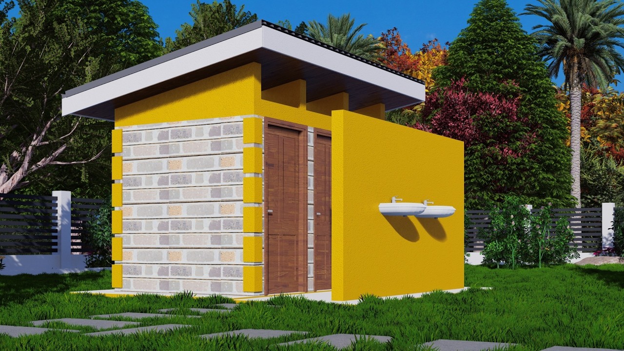 Amazing Toilet Latrine Design | Pit Latrine Design | How To Use The African Pit Latrine