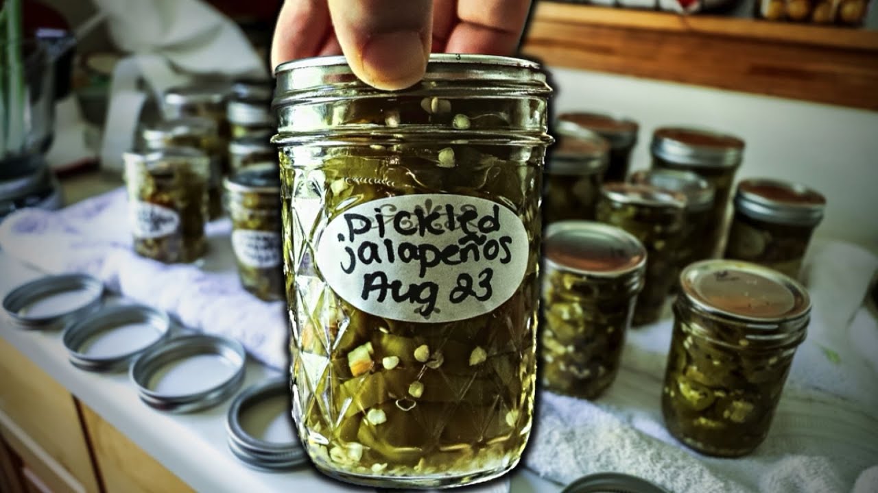 CANNING PICKLED JALAPEÑOS | Waterbath Canning for Beginners | 2023