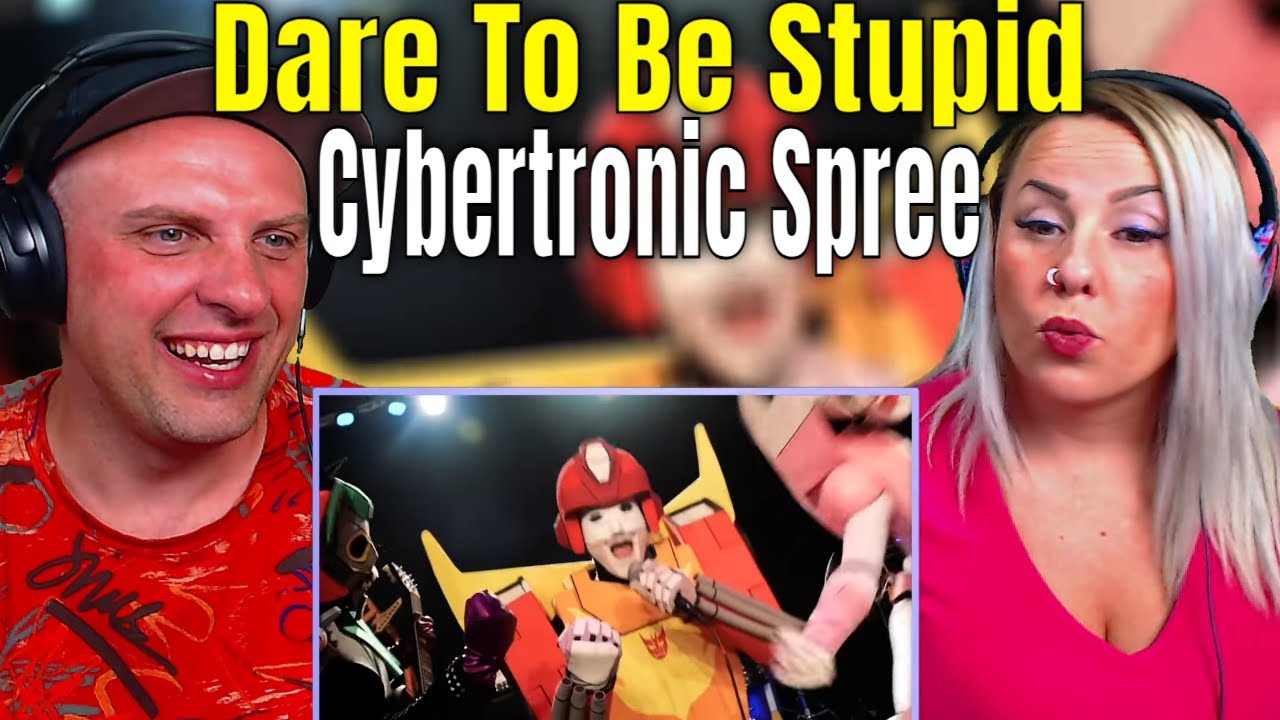 Reaction To Dare To Be Stupid - Cybertronic Spree | THE WOLF HUNTERZ REACTIONS