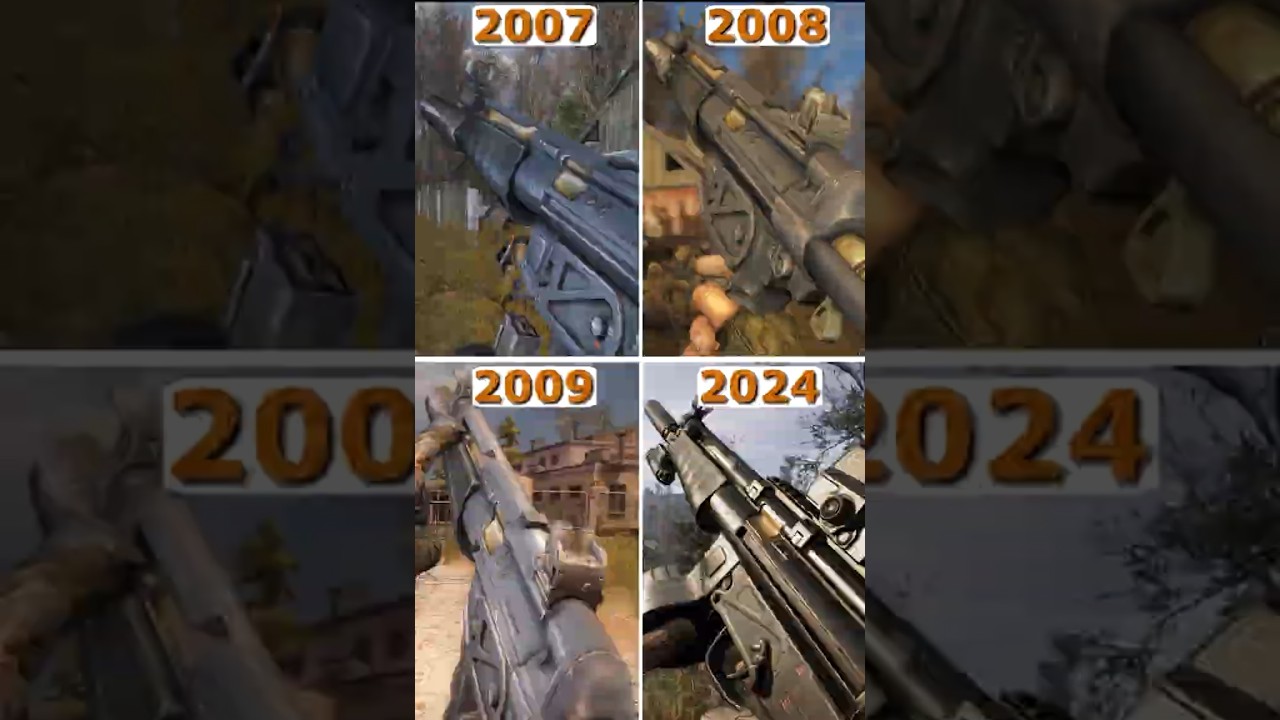 ☢️ MP5 in Every STALKER Game! 2007 &rarr; 2024 #Shorts #Stalker2 #games #stalker
