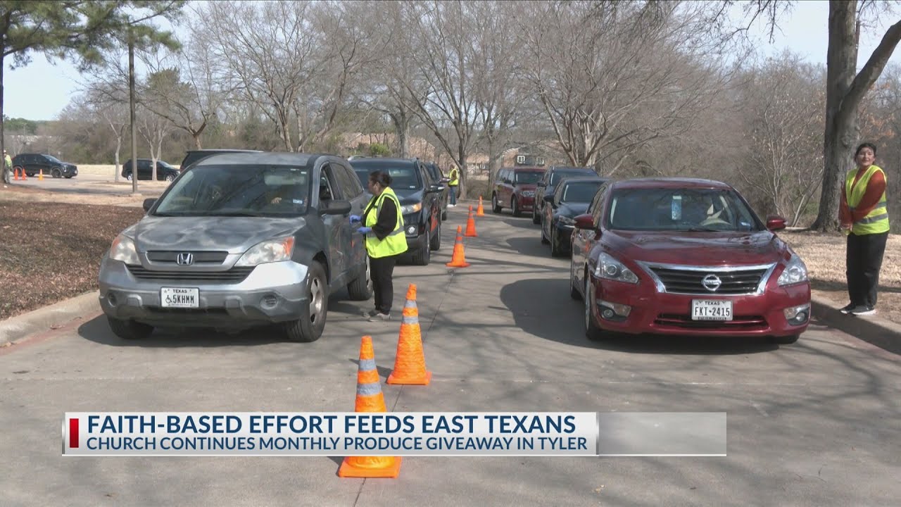 Tyler church hosted East Texas Food Bank distribution
