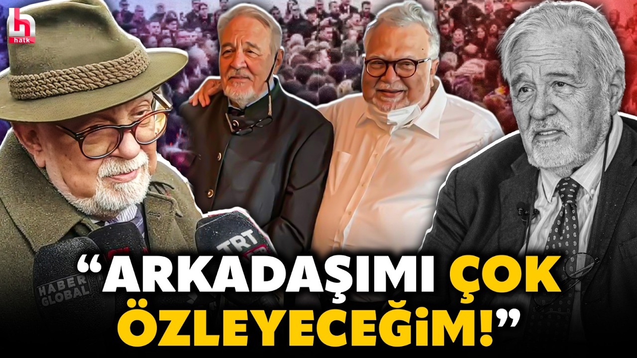 Konuşmakta zorlandı, gözyaşlarını tutamadı! Celal Şengör, dostu İlber Ortaylı'ya böyle veda etti!