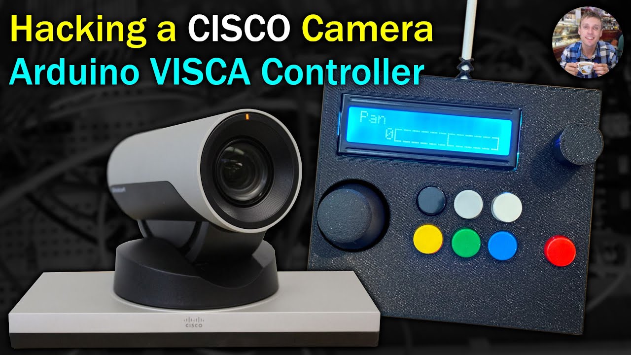 Hacking Cameras - Arduino VISCA Controller for Pan, Tilt, Zoom and more!