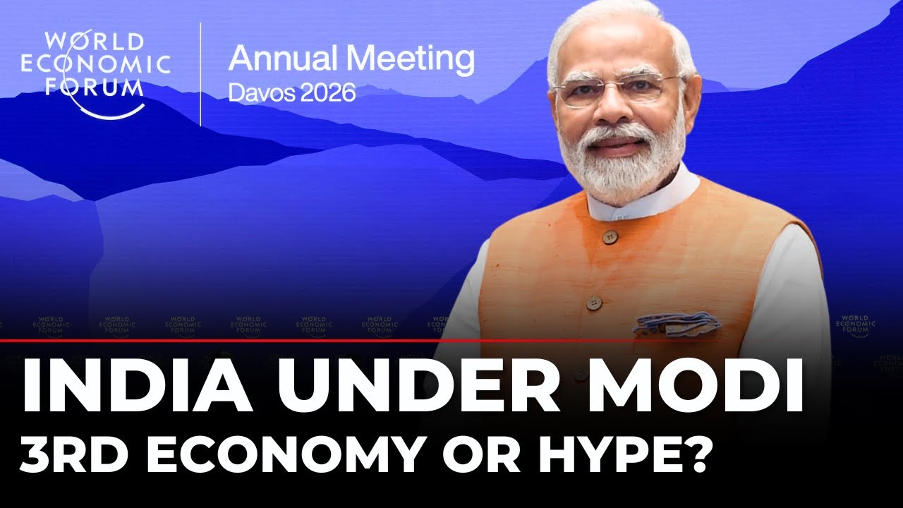 WEF Davos LIVE: Can India Become the World&rsquo;s Third Largest Economy? Global Leaders Debate | PM Modi