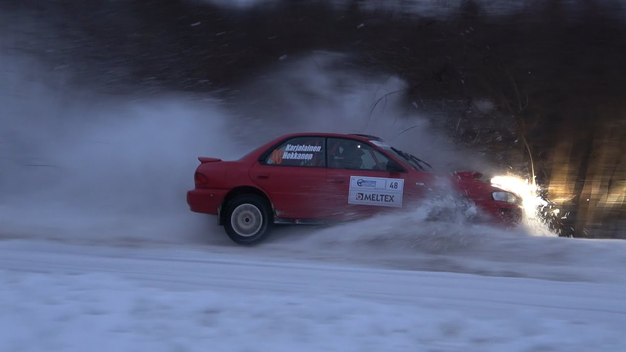Finnish Winter Rally Crashes & Action 2025