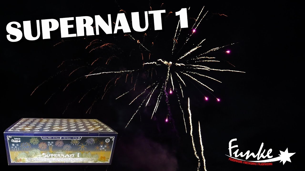Funke Supernaut 1 I 288 Schuss Verbundfeuerwerk I Batch 2023 I PyroMan
