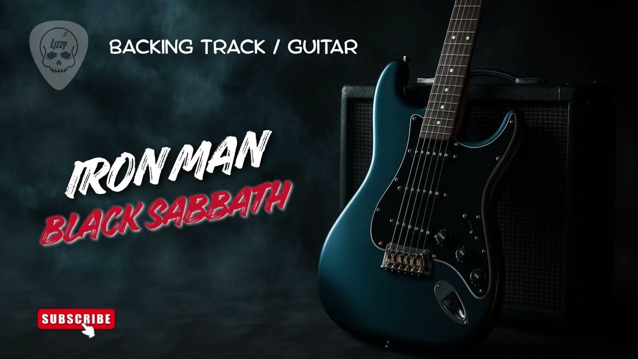 IRON MAN - BLACK SABBATH (BACKING TRACK GUITAR)