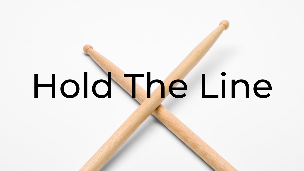 Rockschool Drums Grade 5 2018-2024 - Hold The Line (with Vocals) - Drum Play Through