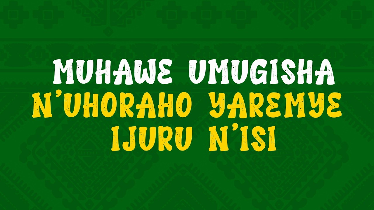 kaze mu masengesho yo mugatondo.