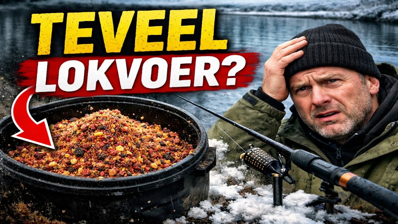 DE FATALE VOERFOUT: Waarom 9 van de 10 vissers in de winter de vis juist wegjagen