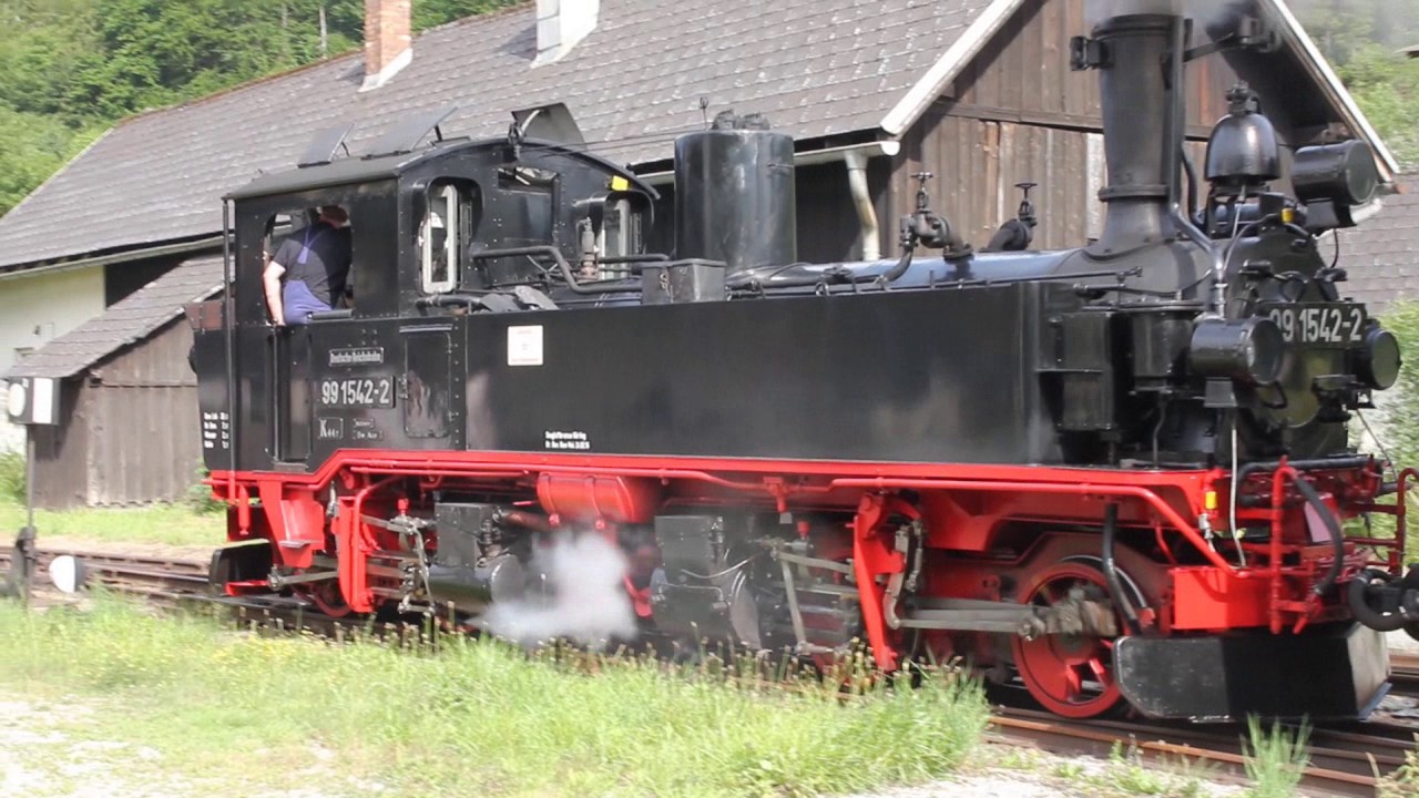 99 1542-2 (sächsische IV K) auf der Bergstrecke der Ybbstalbahn