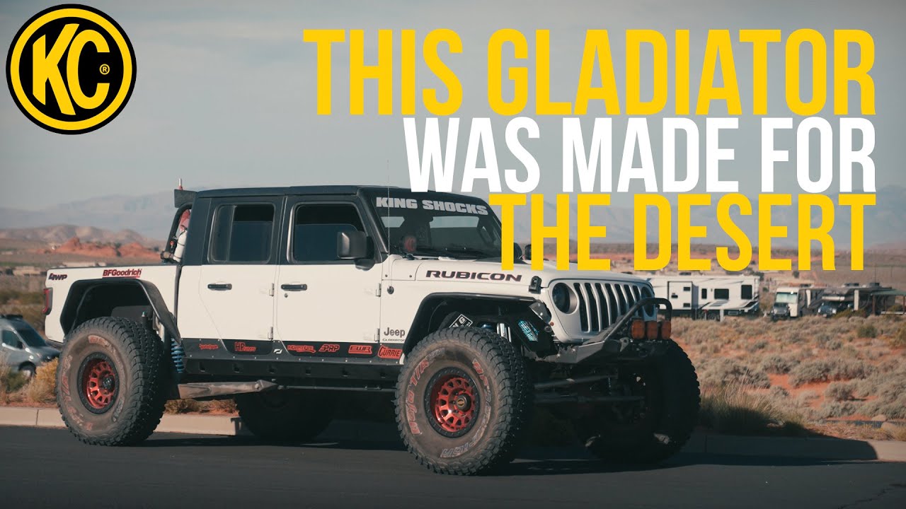 От лёгкого к дикому: модернизация Jeep Gladiator с двухрежимными фарами KC® FLEX ERA® 4