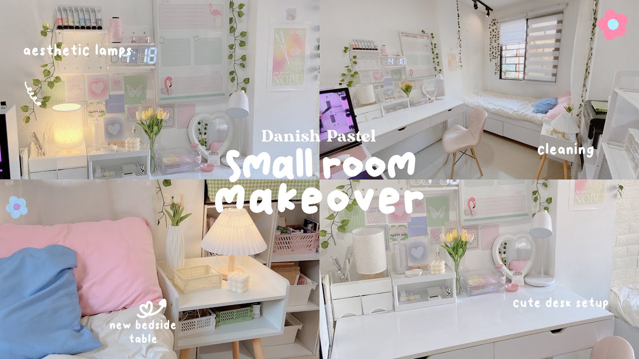 aesthetic room makeover || 2022 Pinterest Inspired Danish Pastel Room Minimalist + Shopee Finds (PH)