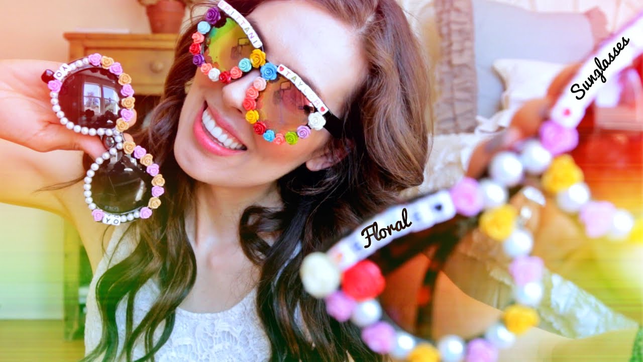 D.I.Y. Floral Sunglasses