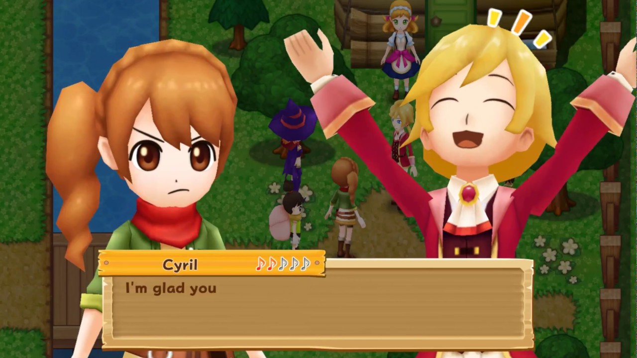 Harvest Moon Light of Hope: Cyril 2nd note event