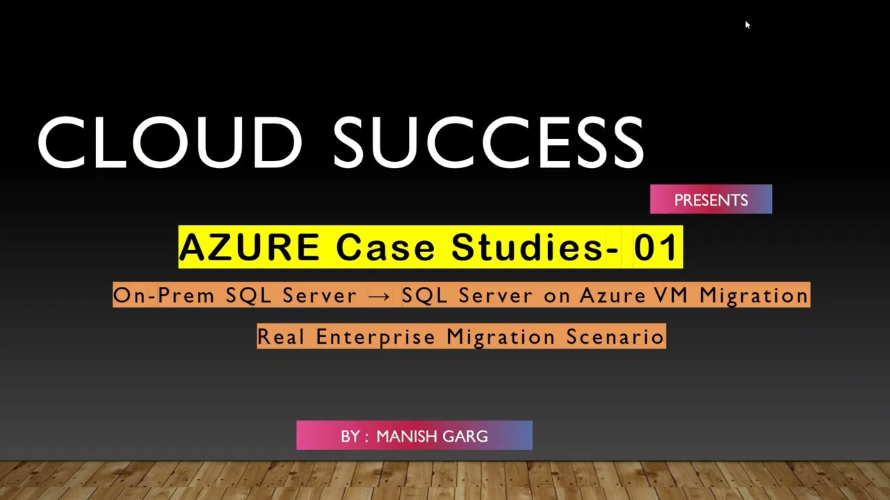How Enterprise perform On-Prem SQL Server to Azure SQL VM Migration | Real case study # 01 in Hindi