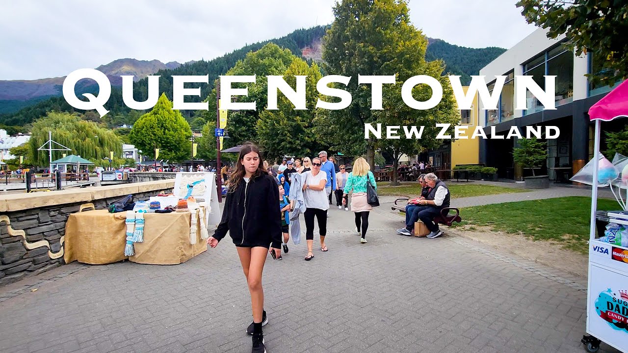 Queenstown New Zealand 🇳🇿 4K HDR Walking Tour Tāhuna Neuseeland Nouvelle-Zélande 2023