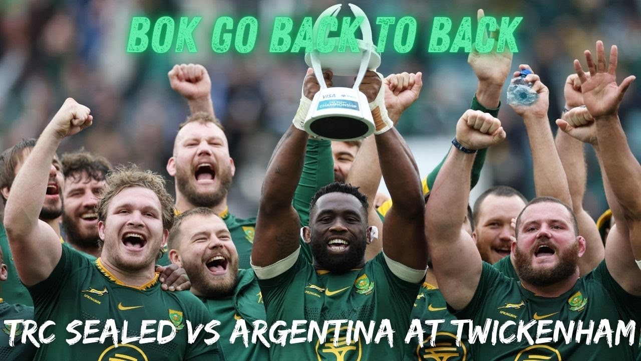 Springboks Go Back-to-Back! 🇿🇦 Rugby Champs at Twickenham | Moodie Drama & End-of-Year Tour Talk