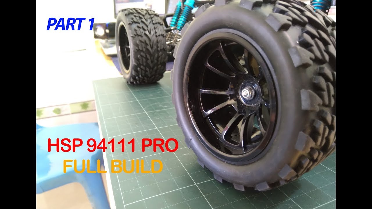 Lắp ráp linh kiện xe RC HSP 94111 PRO - Phần 1: Lắp ráp khung xe (HSP 94111 PRO FULL BUILD - PART 1)