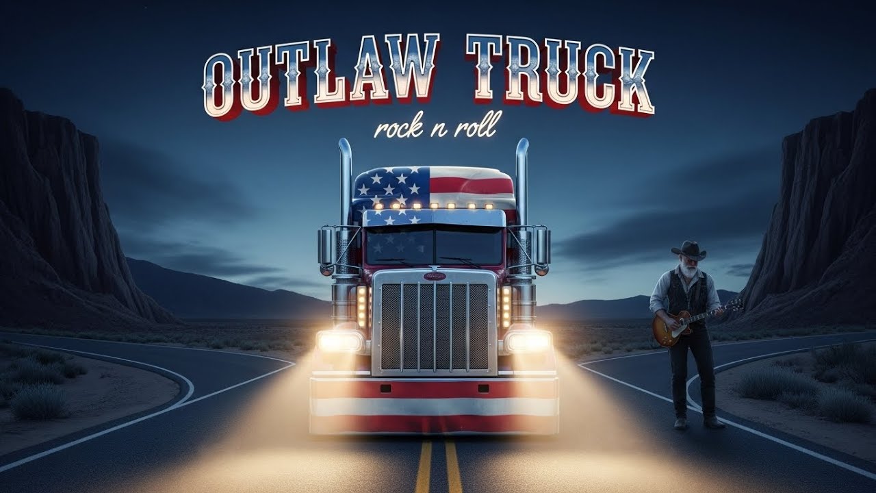 Outlaw Country Rock Lines &ndash; Trucker Highway Mix 2025 🚛🎸 #Outlaw #RockNRoll