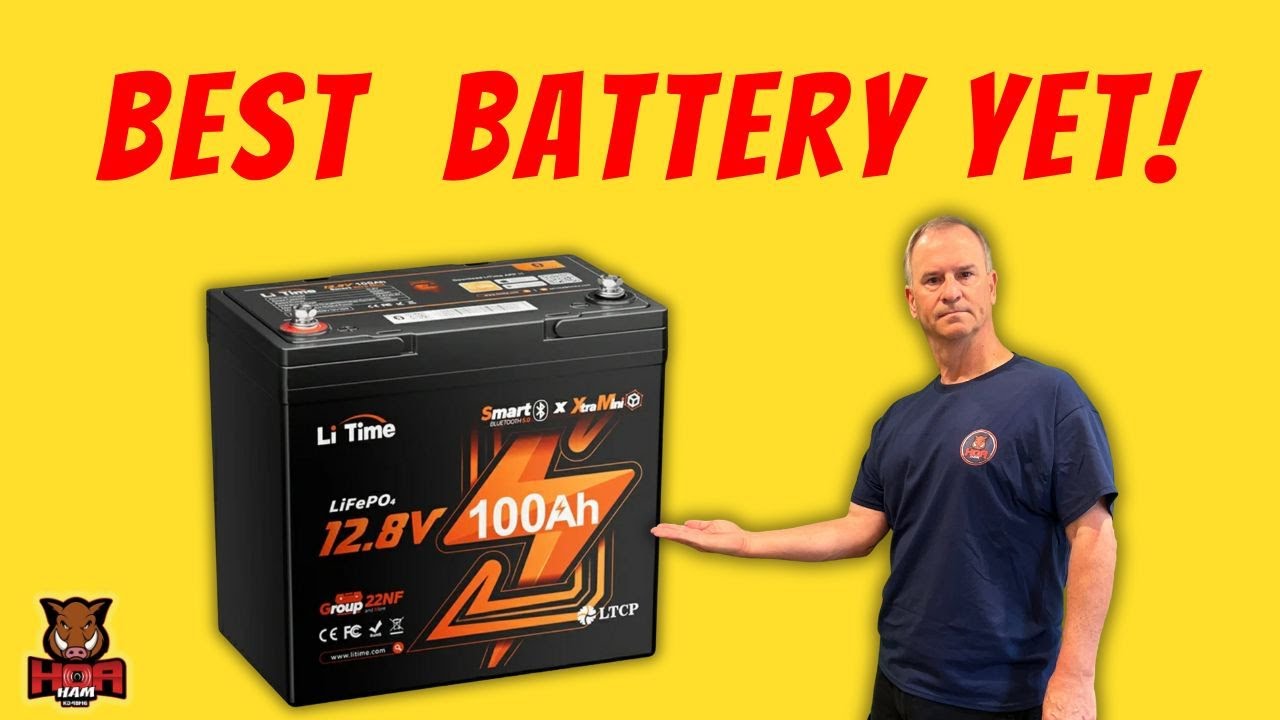 XTRA MINI !!  That's Right, its the Smallest Yet 100Ah LiFePO4 LiTime Battery  with Bluetooth