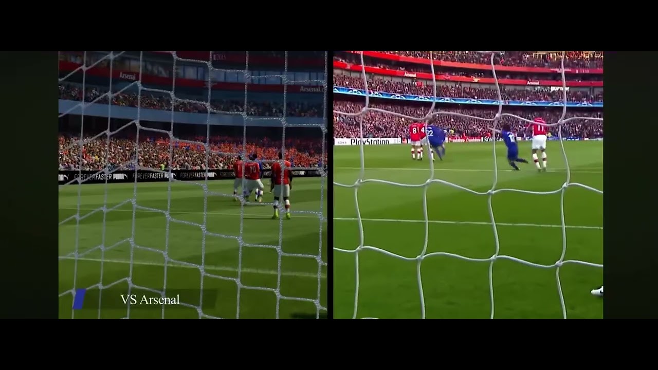 Recreando el gol de CR7 contra el ARSENAL.