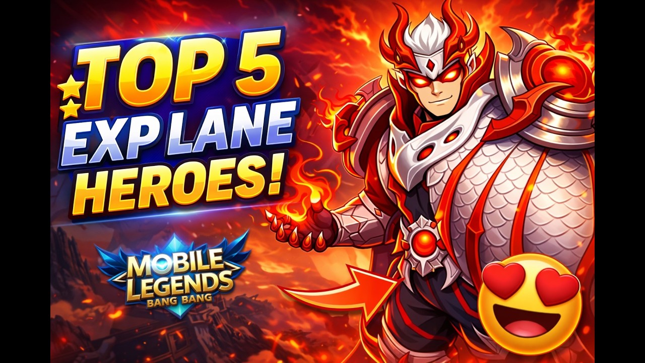 TOP 5 Mejores Héroes EXP Lane Mobile Legends 2026 🔥 Meta Actual