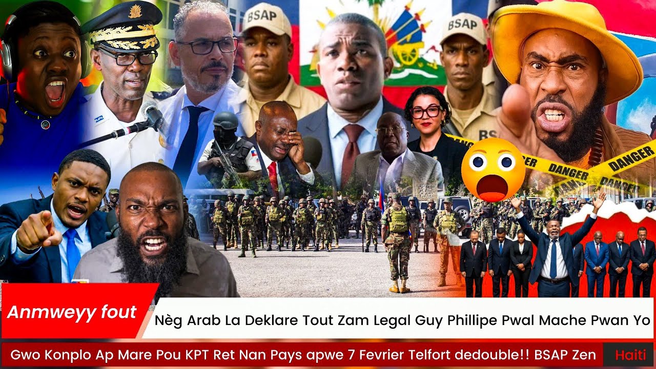 Anmweyy fout: Guy Phillipe Pwal Mache Pwan Yo Nèg Arab La Deklare Tout Z4m Legal Telfort dedouble!!