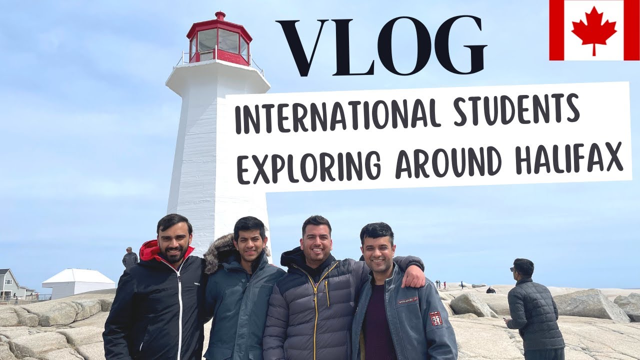 International students exploring around Halifax - Trip to Peggy's Cove and Lunenburg, Canada