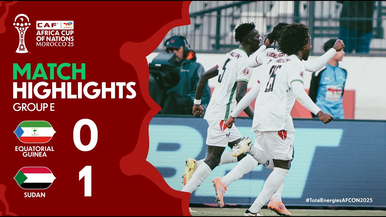 HIGHLIGHTS | Equatorial Guinea 🆚 Sudan | #TotalEnergiesAFCON2025 - Group E