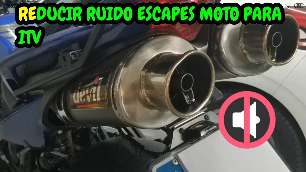 ⏬REDUCIR SONIDO ESCAPES MOTO (Devil Magnum)🔥🏍️
