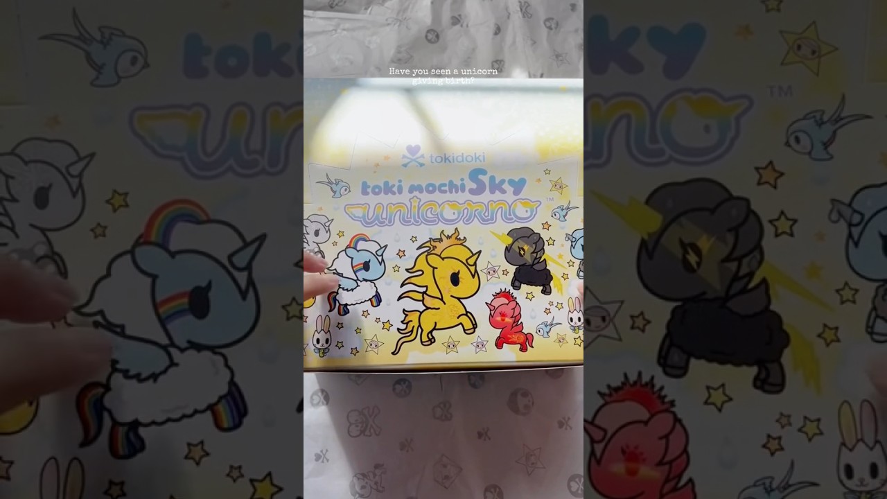 There's actually a SECRET inside this unicorn! 😱 #tokidoki #unicorno #blindbox #ayiplays