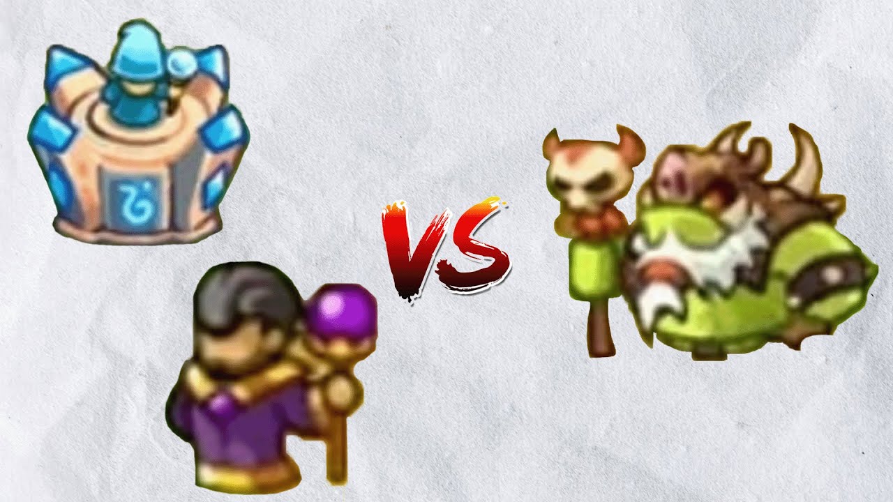 Magnus & Mage Tower vs Krum’Thak | Kingdom Rush Battles