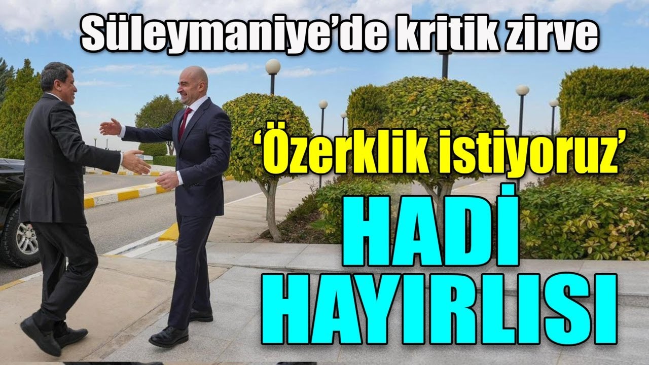 Süleymaniye’de tarihi zirve, Mazlum Abdi’den açık mesaj: ‘özerklik istiyoruz’