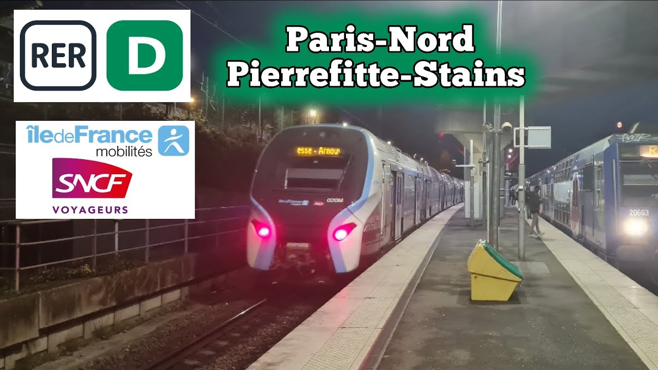 RER D RER NG Z58500 Le Trajet Entre Paris-Nord➡️Pierrefitte-Stains