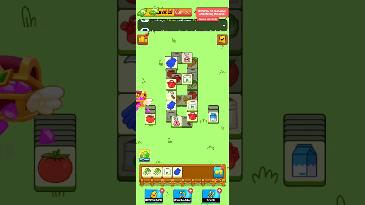 tile win cash lvl 3 | how to pass.. how to make money online #viral #viralvideo cash app