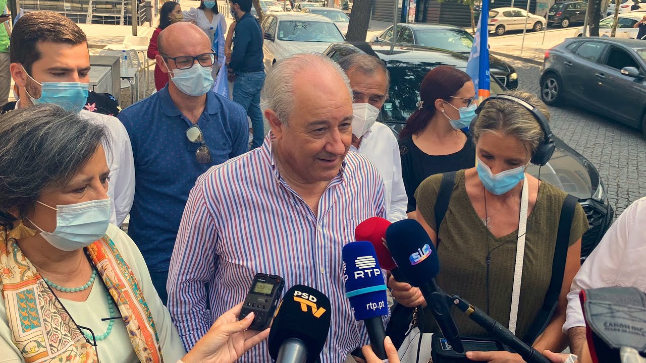 Autárquicas 2021: Rui Rio em declarações à Imprensa em Marco de Canaveses