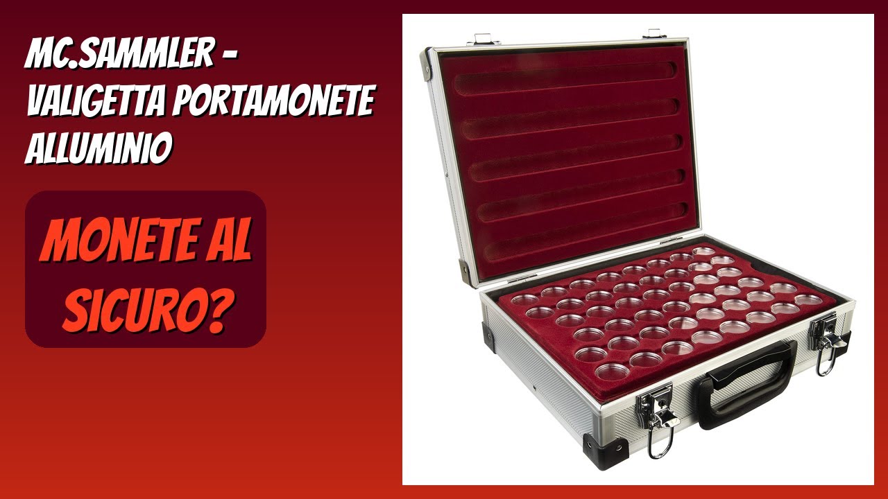 RECENSIONE (2026) : MC.Sammler - Valigetta portamonete alluminio. DETTAGLI