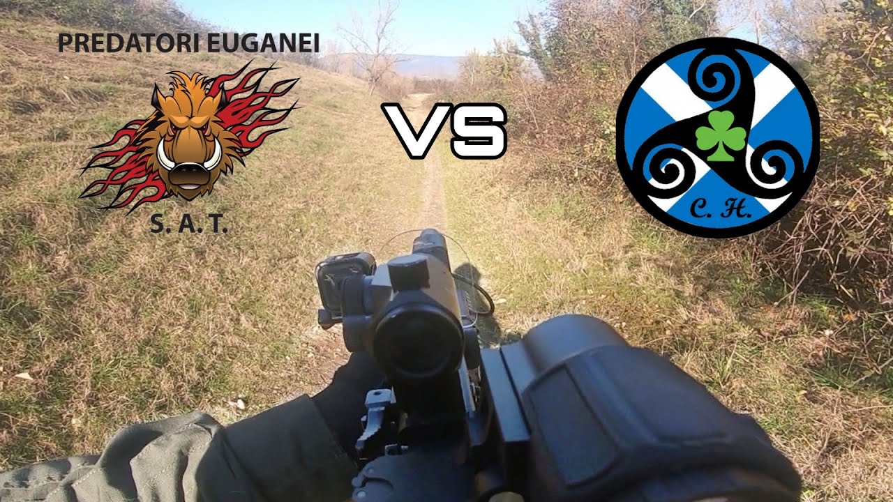 Gioco nel campo dei CELTIC HORDE (Gameplay Partita Softair Boschivo)