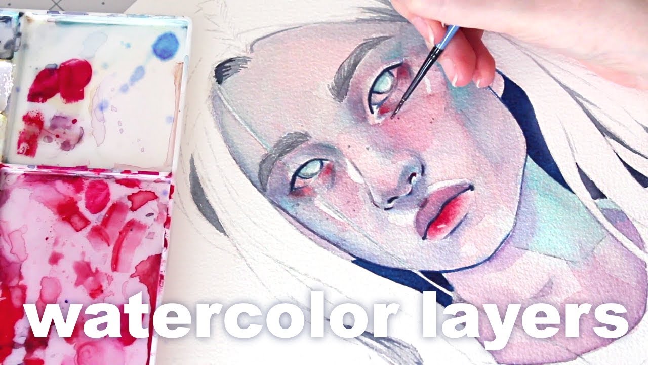 Watercolor Tips // layering - ad