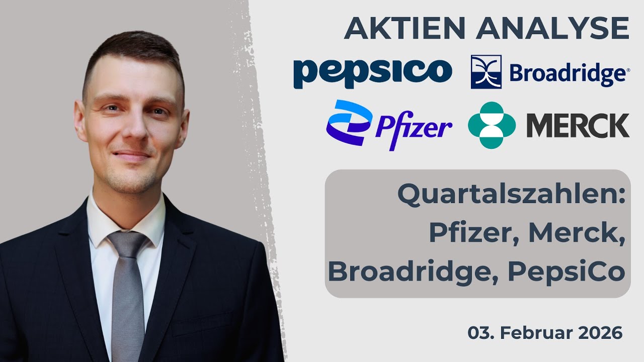 Pfizer Aktie, Merck Aktie, Broadridge Aktie, ServiceNow Aktie, Intuit Aktie, PepsiCo Aktie