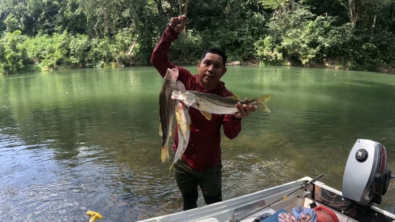 Pescando Robalos y recorriendo este hermoso rio,